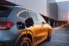 Close Up Of Electric Car Charging, Ecology Transportation Conept.
